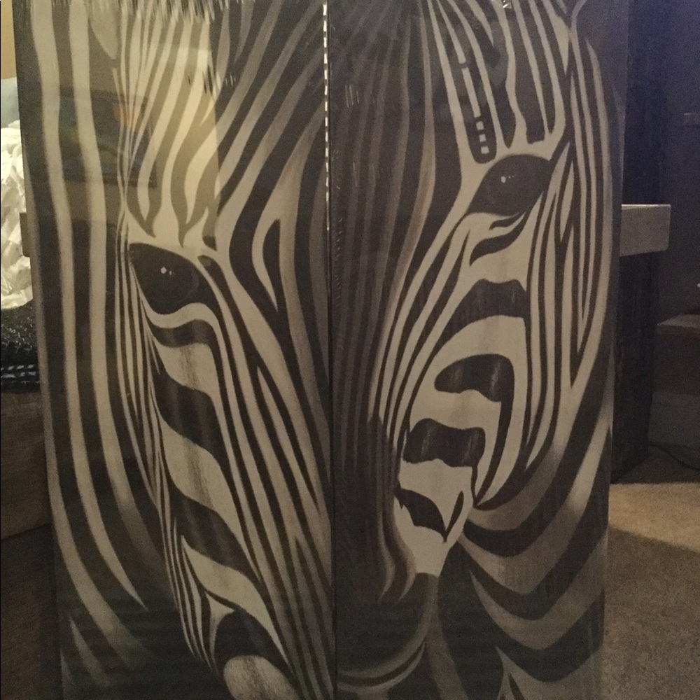 2 Zebra Wall Decor pictures